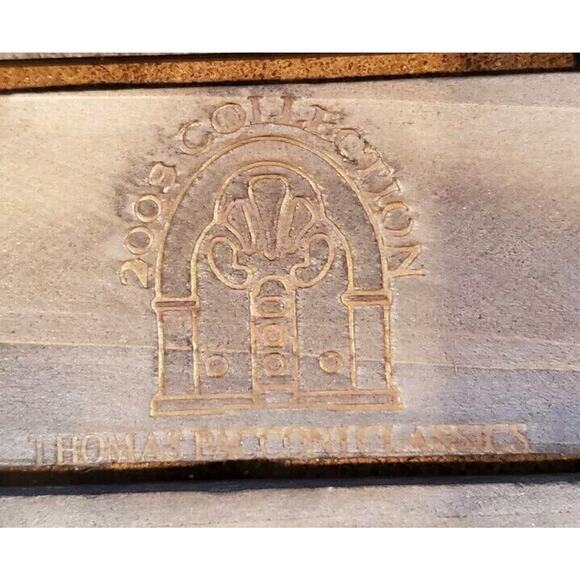 2003 Thomas Pacconi Classics Ornaments 5.5 Inch Sleigh Santa Snowman Wooden Box - Picture 16 of 16